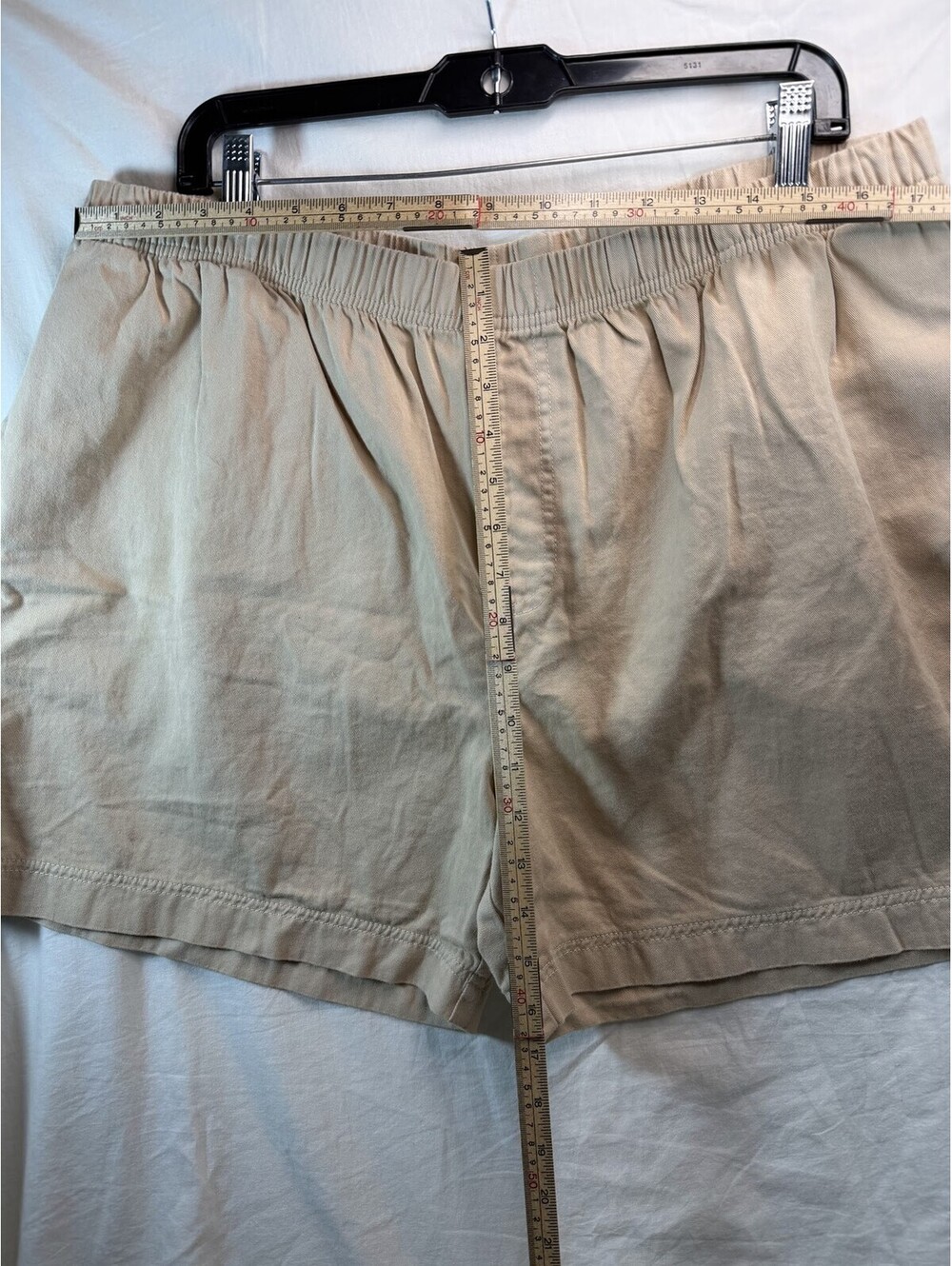 Chubbies Easy Short Mens XXL Khaki Tan Cotton Pull On Elastic Waist Shorts VGC - Picture 5 of 9